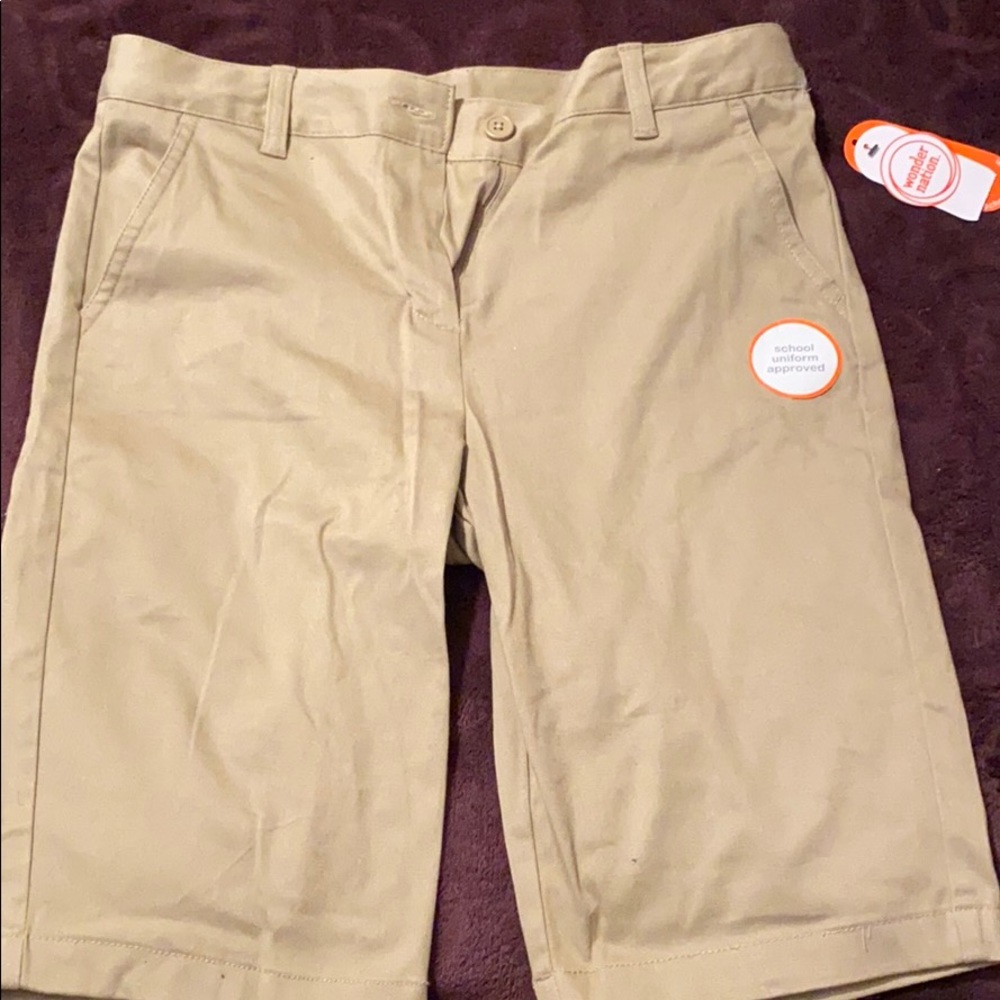 Khaki shorts school uniform approved